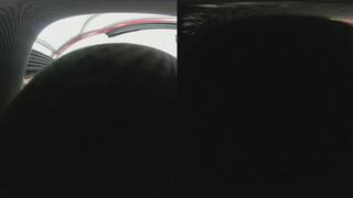 3DVR180 LINGLING once again takes a POV shot to squash you