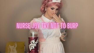 Nurse Joy Try Not To Burp Challenge
