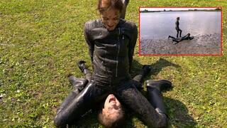 ANASTASYA VIKA FIGHT IN THE MUD