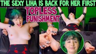 THE SEXY LIHA IS BACK FOR HER FIRST TOPLESS PUNISHMENT - HD WMV