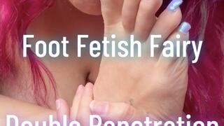 Barefoot Mel Foot Fetish Fairy DP's Herself
