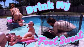 Drink My Foot Sweat - Goddess Jasper Reed Bratty Bikini Foot Worship