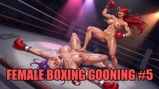 Female Boxing Gooning #5: Knockout Queen's Ring Ruin Trance
