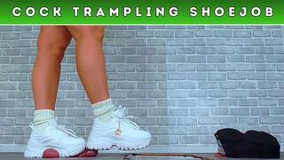 Busting Your Face & The Cum From Your Balls Under My Buffalo Trainers (238) - Sole Cam - Cock Trample Trampling CBT Femdom Sneaker Crush