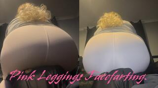 Pink Leggings Face Farting
