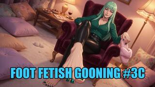 Foot Fetish Gooning #3C: Pampered Sole Eclipse (Animated, Music)