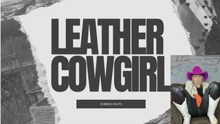 rubbing leather cowgirl