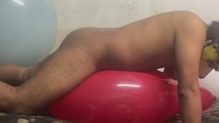 Ride and cum my red ballloon