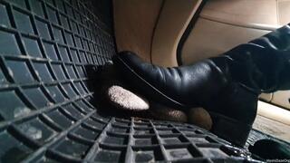Candid Plushie Trample in Flat Leather Boots Pt2