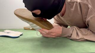 Worn Shoe Obsession Clip 6 - Polina’s Worn Sneakers