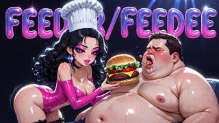 Fattened & Frozen: My Devouring Control Over Your Swollen Belly - FEEDER FEEDEE Feast – Feeding, Dominance, Helplessness & Heavy, Stuffed Submission