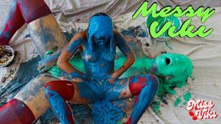Colourful Slimes and Playing with Pussy!