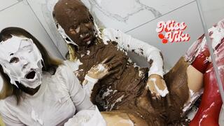 Pies in the Face and I Sit on It! Pudding! Jerking Off!