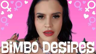 Bimbo Desires: Feminization Fantasy, Chastity Cock Shrinking, Bimbofication, Sissy Slut Role Play Ft Miss Roper