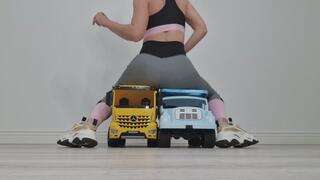 Mercedes vs TATRA Dump Truck Booty Resistance Test – Loud Farts & Ass Bounce