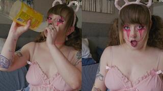Cutesy the Hottie Clown Burping Burps Fetish kink