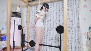 The captured female investigator