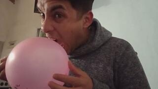 The balloon popped in my face