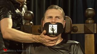 Tony Screw-Type Sliding Ballgag Test: Chair Bondage & Deep Endurance FHD 1080p