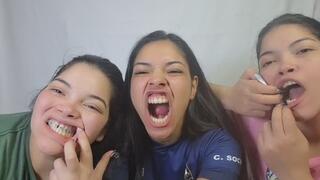 We Open Our Mouths and Show You Our Teeth