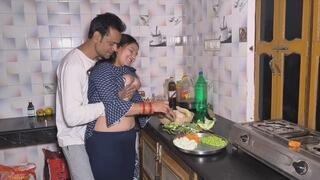 Hot Sexy Sister In Law Gets Anal Fucked Hard In Kitchen