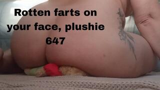 Rotten farts on your face, plushie 647