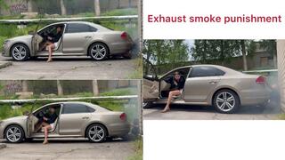 Nastya punishes Chloe using exhaust fumes (custom video)