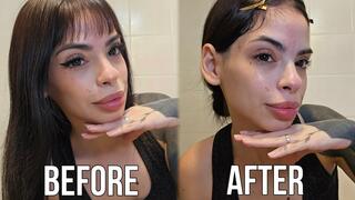 removing makeup