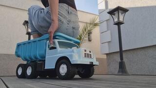 Denim Booty TATRA Ride – Ass Bouncing & Rough Heavy Truck Domination