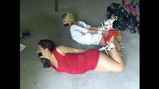 Walking In On An Intruder Remastered (MP4) - Ten Amorette & Carissa Montgomery