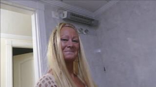 pissing & masturbating over the toilet after taking off my panties