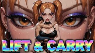 Iron Grip Delight: Unyielding Power Play - Surprise Capture, Cradle Hold & Dominant Tease