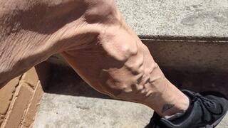 Tempest flexing while waiting for laundry