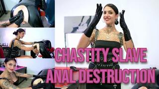 MISS DULA & MAZ MORBID - Chastity Slave Anal Destruction