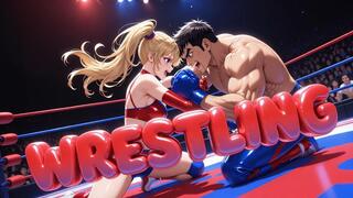 Mixed Wrestling - Dominant Thigh Pin and Naked Submission Face Ride Challenge