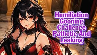 Humiliation Gooning Challenge – Pathetic And Leaking | Goddess Hiyori
