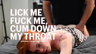 Lick me, Fuck me, Cum down my Throat, pleasuring the MILF next door HD 1080p M4v