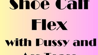 Curvy Tease Shows Calves and Camel Toe in this Flexing Clip