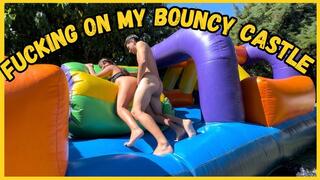 Fucking on top of my bouncy castle
