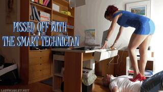 LADY SCARLET - PISSED OFF WITH THE SMART TECHNICIAN hd
