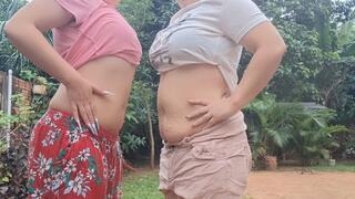 Bloated Stomach and Flat Belly. An Exotic Game