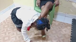 DOMINATION BETWEEN SCHOOL TEACHER AND STUDENT WHERE BY THE STUDENT IS COMMANDED TO LICK SUCK SNIFF THE TEACHERS SHOES PASSIONATELY WHILE DOING FOOT WORSHIP FOR NOT DOING THE ASSIGNMENT