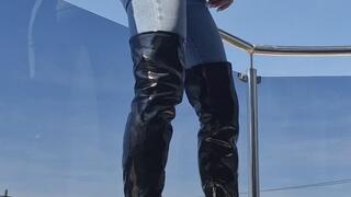 Nicotine Craving Took Over – Boots, Denim & Endless Cigarettes