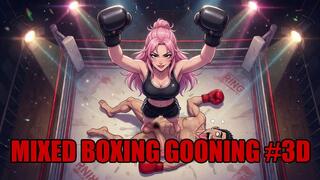 Mixed Boxing Gooning #3D: Knockout Goon for the Man-Beating Domme (Animated, Music, Text)