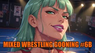 Mixed Wrestling Gooning #6B: Queen's Crushing Mat Goon Trance (Animated)