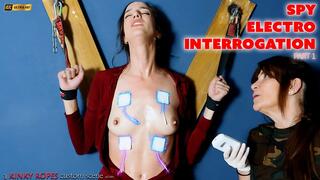 SPY ELECTRO INTERROGATION by BONDAGE KINK beautiful spy in bondage suffering with shocks (PART 1)