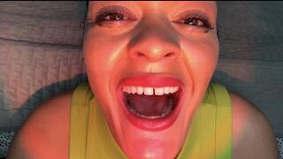Endless Yawns for You | Extreme Close-Up Mouth & Tongue POV