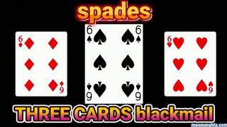THREE CARDS: SPADES