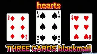 THREE CARDS: HEARTS