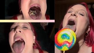 Licking Lollipop Tiny Eggs